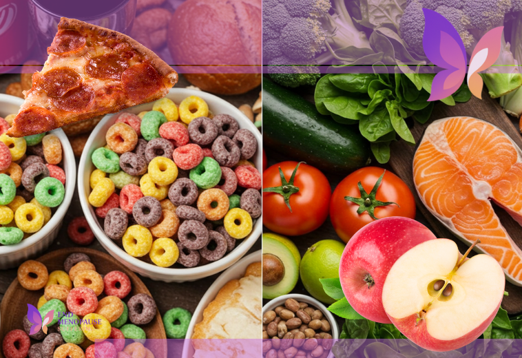 processed foods vs. whole foods